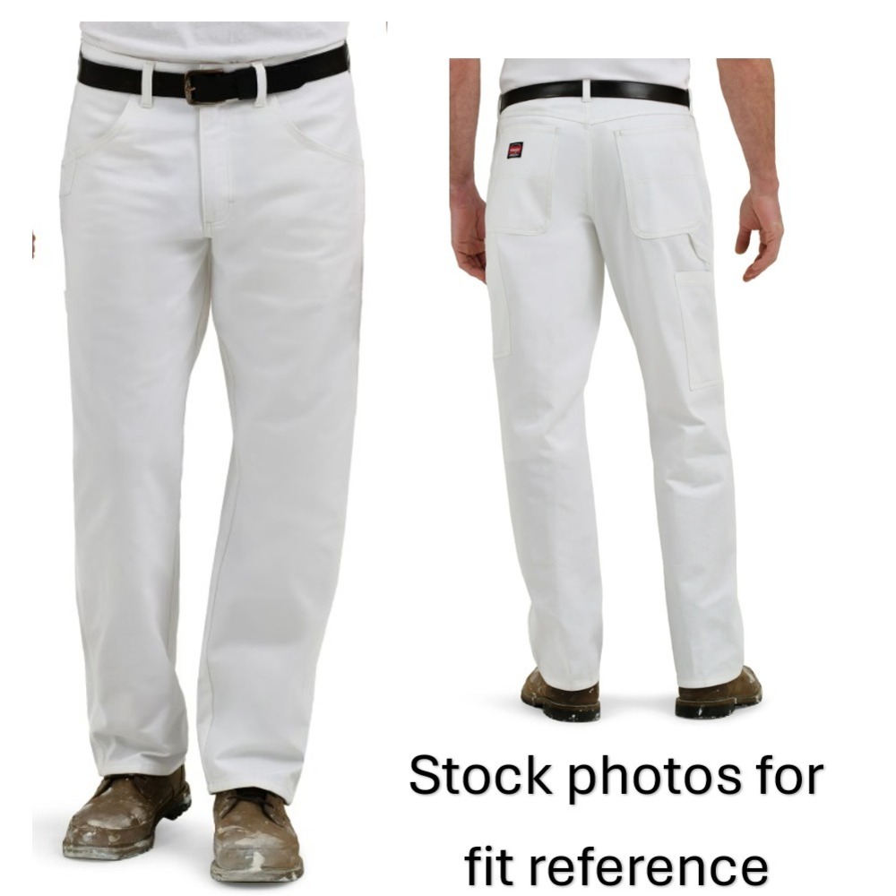 Wrangler Workwear Painter White Utility Pant - Men's Size 36 x 30
